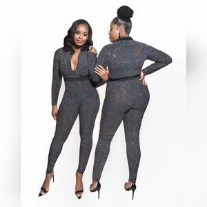 Make Me Shine Sequin Jumpsuit